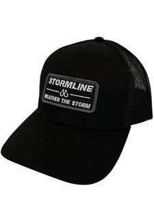 Richardson 112 Snapback Trucker hat - Black Stormline %
