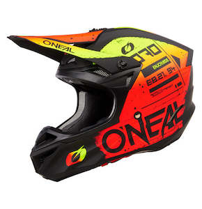 Helmets: O'Neal 2024 5SRS SCARZ Helmet - Black/Red