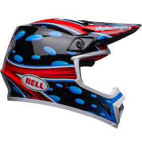 Bell Helmets: Bell MX-9 MIPS McGrath Showtime Gloss Black/Red