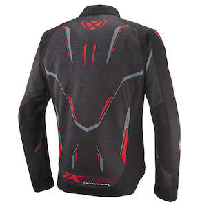 Jackets: Ixon DEMONIAK Jacket Blk/Red - Sport Textile
