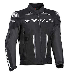 Jackets: Ixon BLASTER Jacket Blk/Wht - Sport Textile