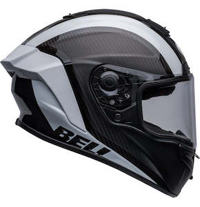 Bell Helmets: Bell RACE STAR DLX FLEX Tantrum 2 Black/White