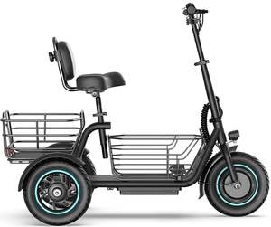 Electric Scooter Range Storm Rides: Gyroor C5 Electric Trike - Popular Seated Trike with Dual Baskets 20km/h💥Save $400 - Pre-Order