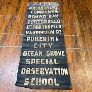 Sold: 41. Dunedin Bus Blind