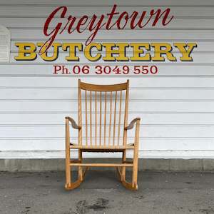 Furnishings: Hans Wegner J16 Rocking Chair