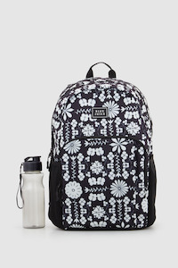 Kids Backpacks: Hibiscus Mono Backpack