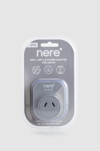 Travel Adaptors: USB/-C Power Adaptor Aus/JPN