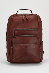 Business Bags: Angus Leather Backpack
