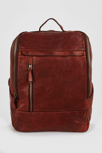 Mens Backpacks: Kingsley Leather Large Backpack