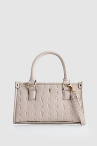 Womens Work Bags: Embossed Mini Tote