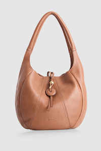 Shoulder Bags: Elara Leather Hobo Bag