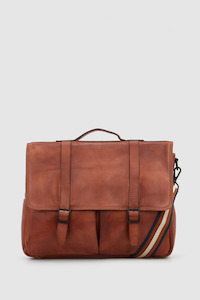 Mens Laptop Bags: Lucas Leather Brief