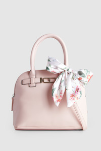 Sale: Floral Scarf Dome Bag