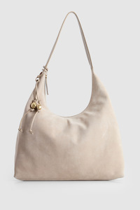 Nina Leather Suede Hobo Bag