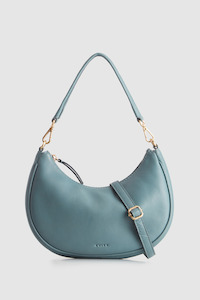 Margo Leather Crescent Hobo Bag