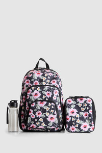 Womens Backpacks: Blue Juice Floral Backpack
