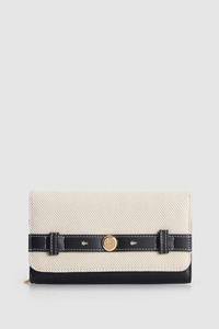 Womens Large Wallets: Raya Canvas Large Wallet