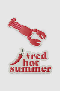 Travel Accessories: Lobster & Red Hot Summer Stickers