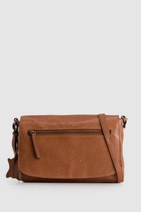 Wynn Leather Flap Crossbody Bag