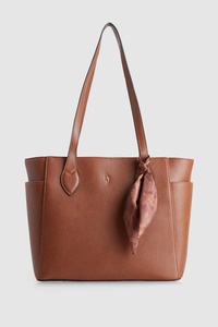 Womens Bags: Scarf 3 Compartment Tote