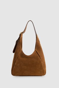 Womens Bags: Alexa Leather Small Suede Hobo Bag
