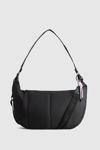 Travel Handbags: Coated Crescent Sling Bag