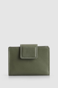 Womens Small Wallets: Leather Credit Card Case