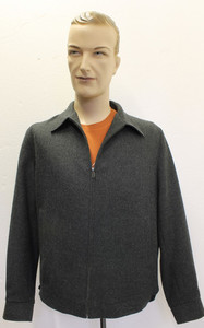 Products: MF Jacket in Charcoal Twill Made in NZ Strangely Normal