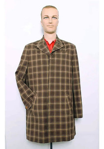 Products: Mcqueen Coat , Brown Check strangelynormal