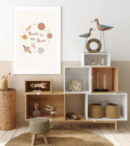 Earth Lovers: Starman - Wall Print by Lagom Design Studio