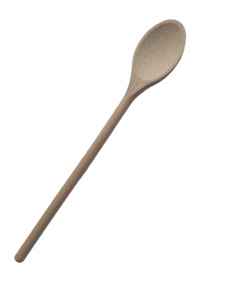 Citta Design: Natural Beechwood Oval Spoon by Citta Design