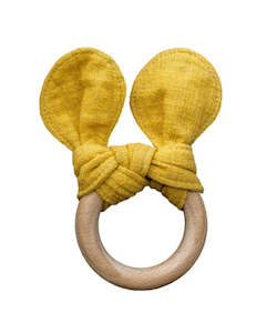 Toys: Mustard the Bear Teether by Lily and George