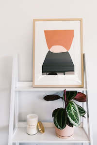 Kim Soo Collection: Sonora Series #6 Wall Print by Kim Soo – Hand-Painted Bali Artwork