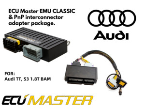 ECU Master - EMU Classic ECU & Harness Adaptor package for VW/Audi 1.8T BAM (Audi TT, S3)