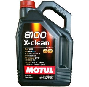 Motul Engine Oil: Motul 8100 X-Clean 5w40 5L