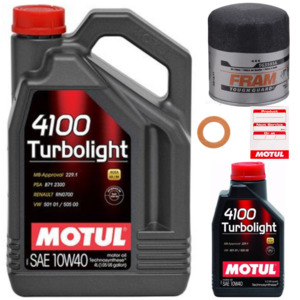 Mitsubishi Motul Oil Service Kits: Mitsubishi Lancer Evolution 4-6 1996-01 CN9A CP9A Motul Oil Service Kit