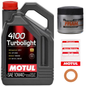 Mazda MX5 1998-05 NB Motul Oil Service Kit