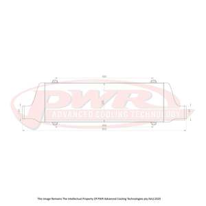 PWR Racer Series Intercooler 600x200x68