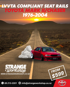 LVVTA Seat rail for Toyota Chaser, Cresta Mark 2 1976-2004