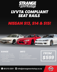 Strange Workshop: LVVTA Seat rail for Nissan Silvia 180SX/200SX 1988-2002 S13 S14 S15