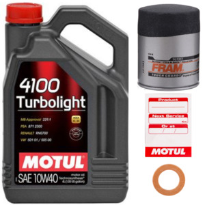 Honda Civic 2011-17 FB FK Motul Oil Service Kit