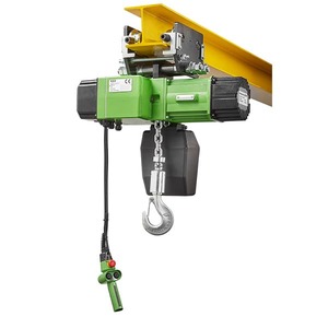 RWM Heavy-Duty Electric Chain Hoist with Electric Trolley – Dual Speed – 1000KG Capacity