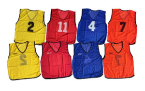 Products: Fine Mesh Training Singlet Set, Numbered 2-11 – 4 colours, 4 sizes