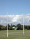 Junior Rugby Posts Galvanised