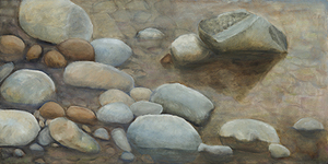 Products: Te Awa – At the waters edge EClaire Fine Art