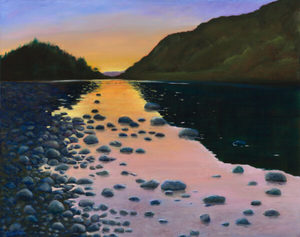 Products: Te Awa – Evening’s Embrace EClaire Fine Art