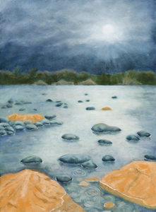 Products: Te Awa – Rainlight reflections EClaire Fine Art