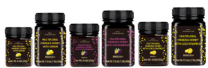 Products: Multifloral  Manuka  MGO50+  Flavored  Honey