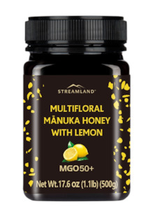 Products: Multifloral  Mānuka  MGO50+  Flavored  Honey