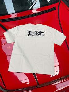 Apparel Accessories: CREAM LOVE STREET TEE